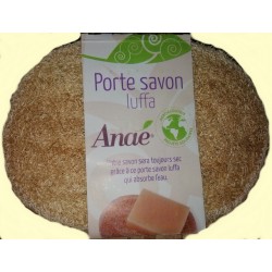 Anaé: porte-savon luffa (loofah) à Shanti Breizh, Trégunc Bretagne