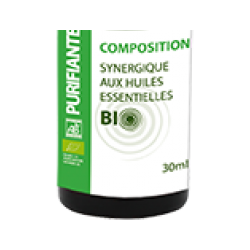 Composition Purifiante Bio, 30 ml 20 huiles essentielles